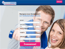 Tablet Screenshot of celibatairesportif.com